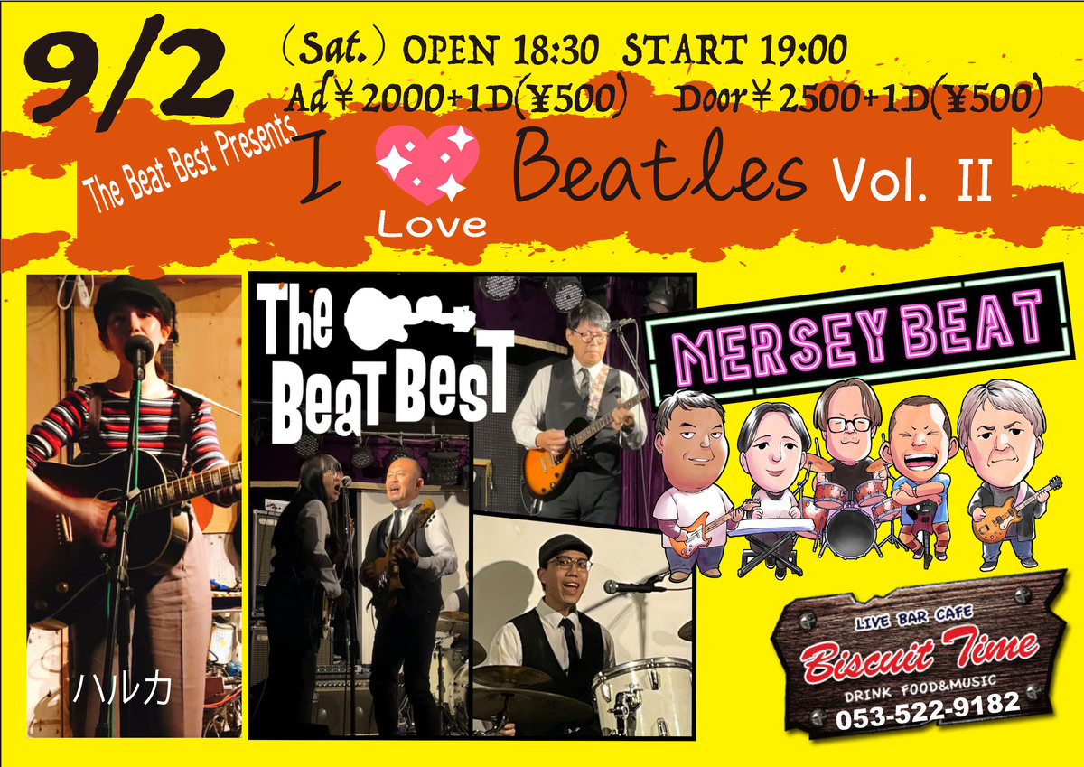 （土）  【Beatles】  The Beat Best Presents  I LOVE BEATLES II@BT